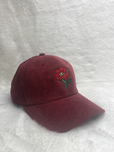 Swis Corduroy Dad Hat (Burgundy)