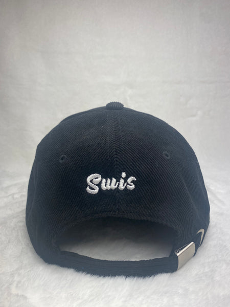 Swis Corduroy Dad Hat (Black)