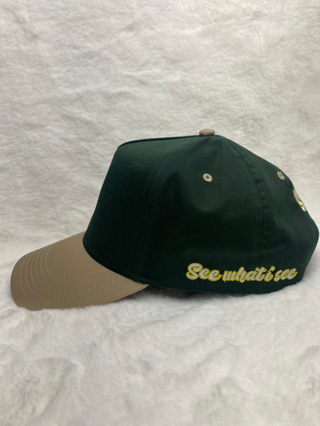 Swis Aura West Coast Snapback (Green and Khaki)