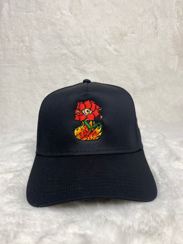 Swis "Flower That Survived The Flame" West Coast Snapback (Black)