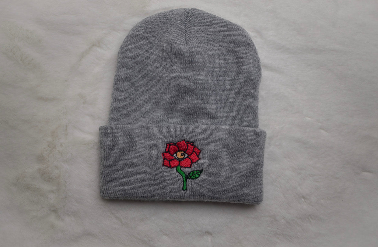 Swis Grey Beanie (Original Flower)