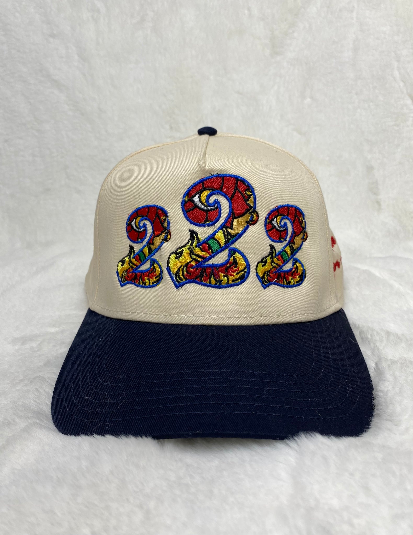 Swis 222"New Beginnings" West Coast Snapback (Navy and Natural)