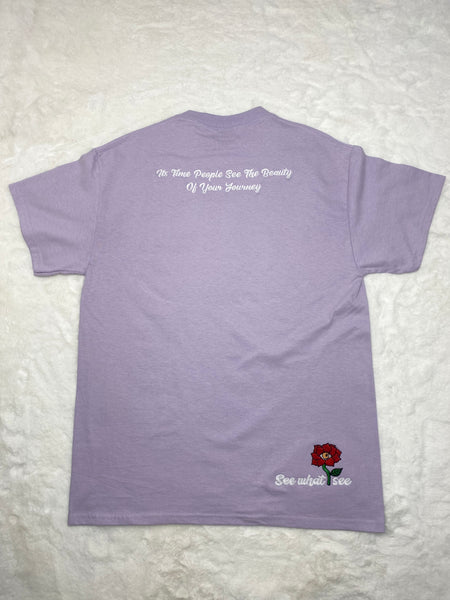 Swis "Its time we see the beauty of your journey" T-shirt (Orchid)